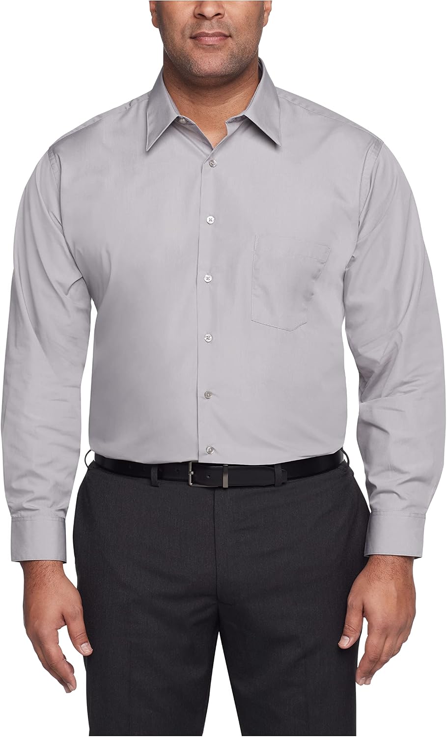 Van Heusen Men's Big Fit Poplin Dress Shirt (Big & Tall)