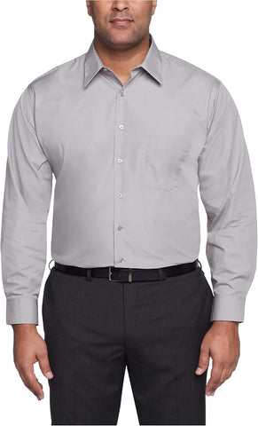 Van Heusen Men's Big Fit Poplin Dress Shirt (Big & Tall)