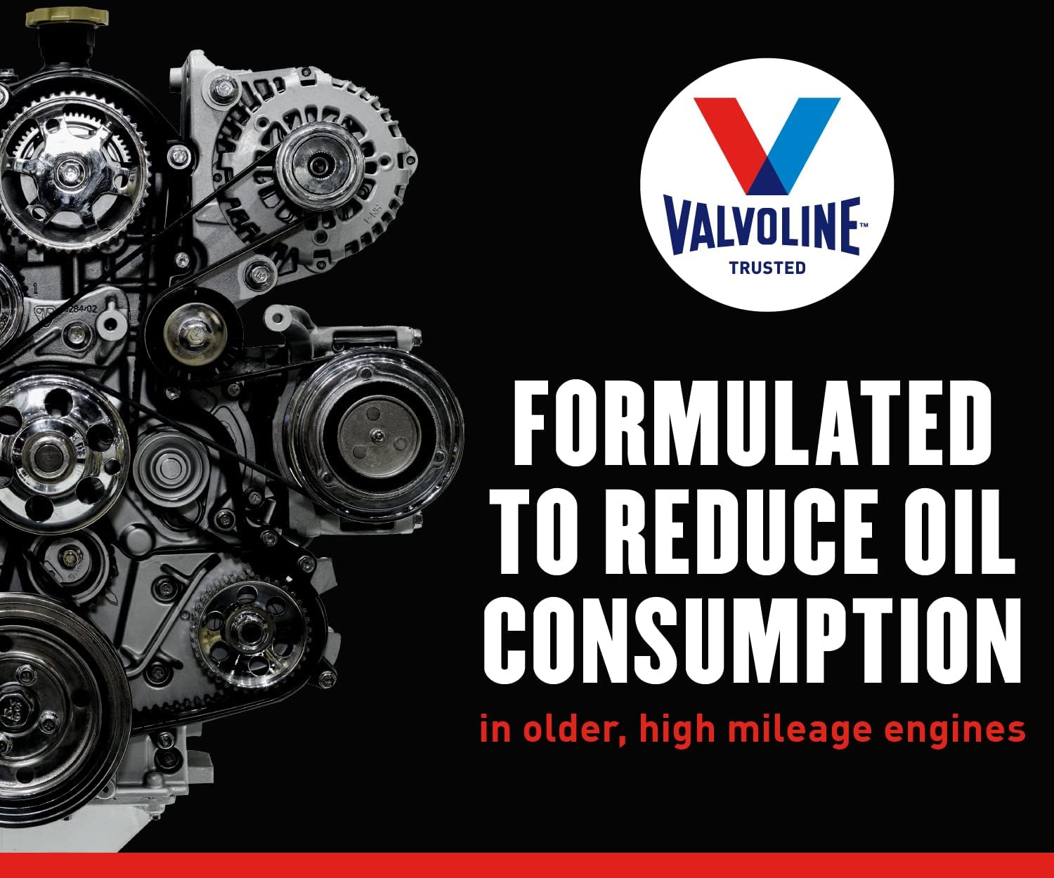 Valvoline High Mileage 150K with Maxlife Plus Technology Motor Oil SAE 10W-30 5 QT, Case of 3