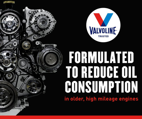 Valvoline High Mileage 150K with Maxlife Plus Technology Motor Oil SAE 10W-30 5 QT, Case of 3