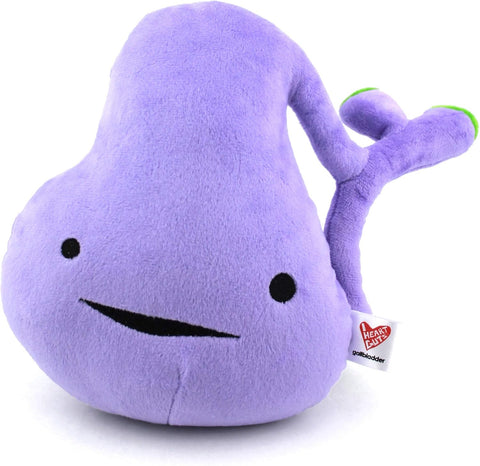 I Heart Guts Gallbladder Plush -8.5" Cute Educational Organ Toy for Gallbladder Removal Surgery Gallstones - Funny Get Well Recovery Gift for Nurse, Patients & Medical Student STEM Anatomy Plushie