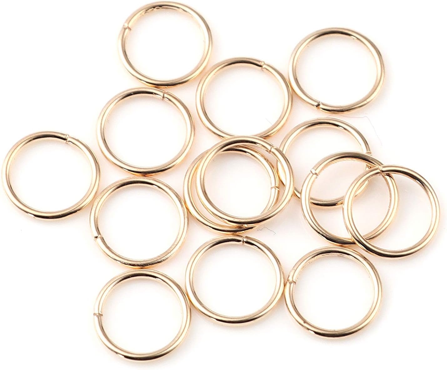 HDSupplies 200 Pieces - 6mm Jump Rings Antique Copper Tone - 21 Gauge