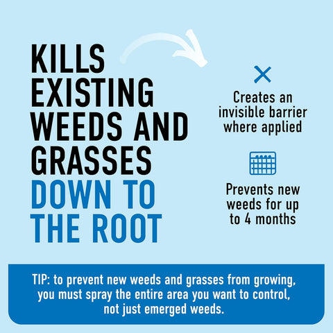 Roundup Dual Action Weed & Grass Killer Plus 4 Month Preventer Concentrate