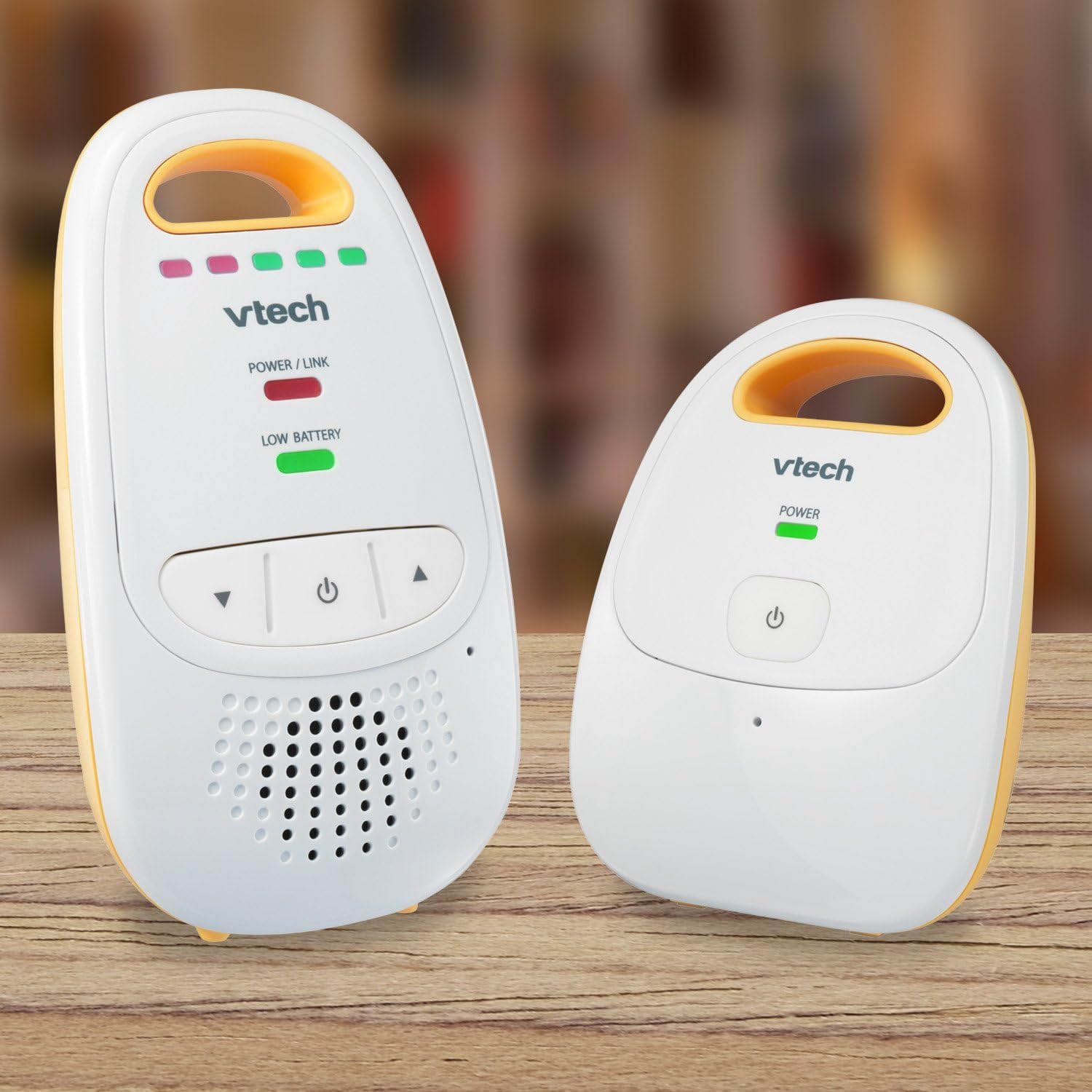 VTech Audio Baby Monitor — No Static DECT 6.0, No WiFi, Hack-Proof | 8Hr Battery, Belt Clip, 1000ft Range, 5-Level Sound Indicator | DM111