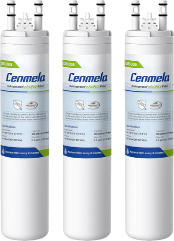 Compatible with Frigidaire ULTRAWF, Pure Source Ultra, Kenmore 9999, 469999, 46-9999, A0094E28261, Height 11 inches, Pack of 3