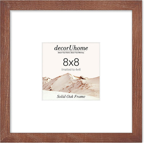 decorUhome Solid Oak Wood 8x10 Picture Frame Light Blue