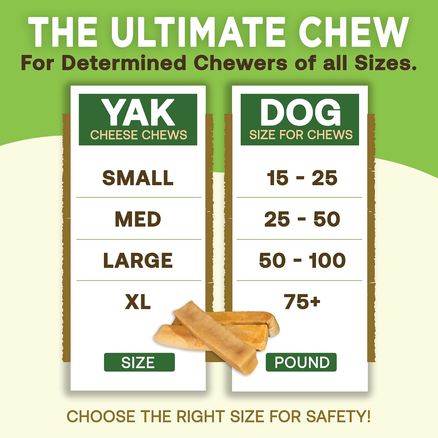 EcoKind Yak Cheese Himalayan Dog Chews, Yak Chews for XLarge Dogs, 9+ Bones