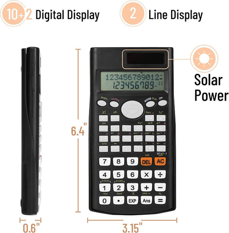 Mr. Pen- Scientific Calculators, 24 pcs, 2 Line Calculator for School