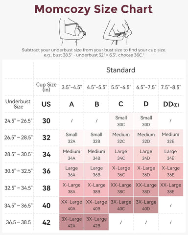 Momcozy Nursing Bras for Breastfeeding YN21 Seamless Comfort Maternity Bra