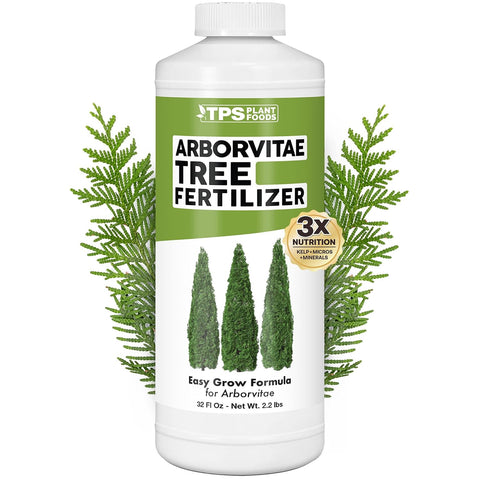 Arborvitae Tree Fertilizer - Liquid Plant Food for Greener Foliage, 32 oz