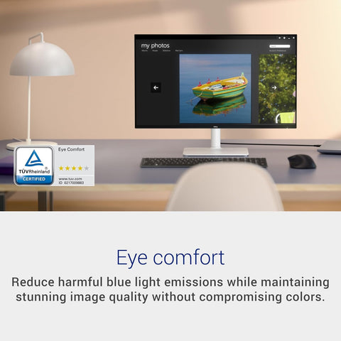 Dell 27 Plus QHD Monitor - S2725DSM - 27-inch QHD (2560x1440) 144Hz 1ms Display, 2 x 3W Speakers, HDMI/DisplayPort 1.4 Connectivity, Height/Tilt/Pivot/Swivel Adjustability, AMD FreeSync - Ash White