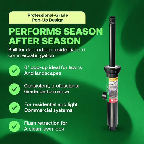 Rain Bird 1806VAN 1800 Series Professional, 6 Inch Pop Up Sprinkler Head