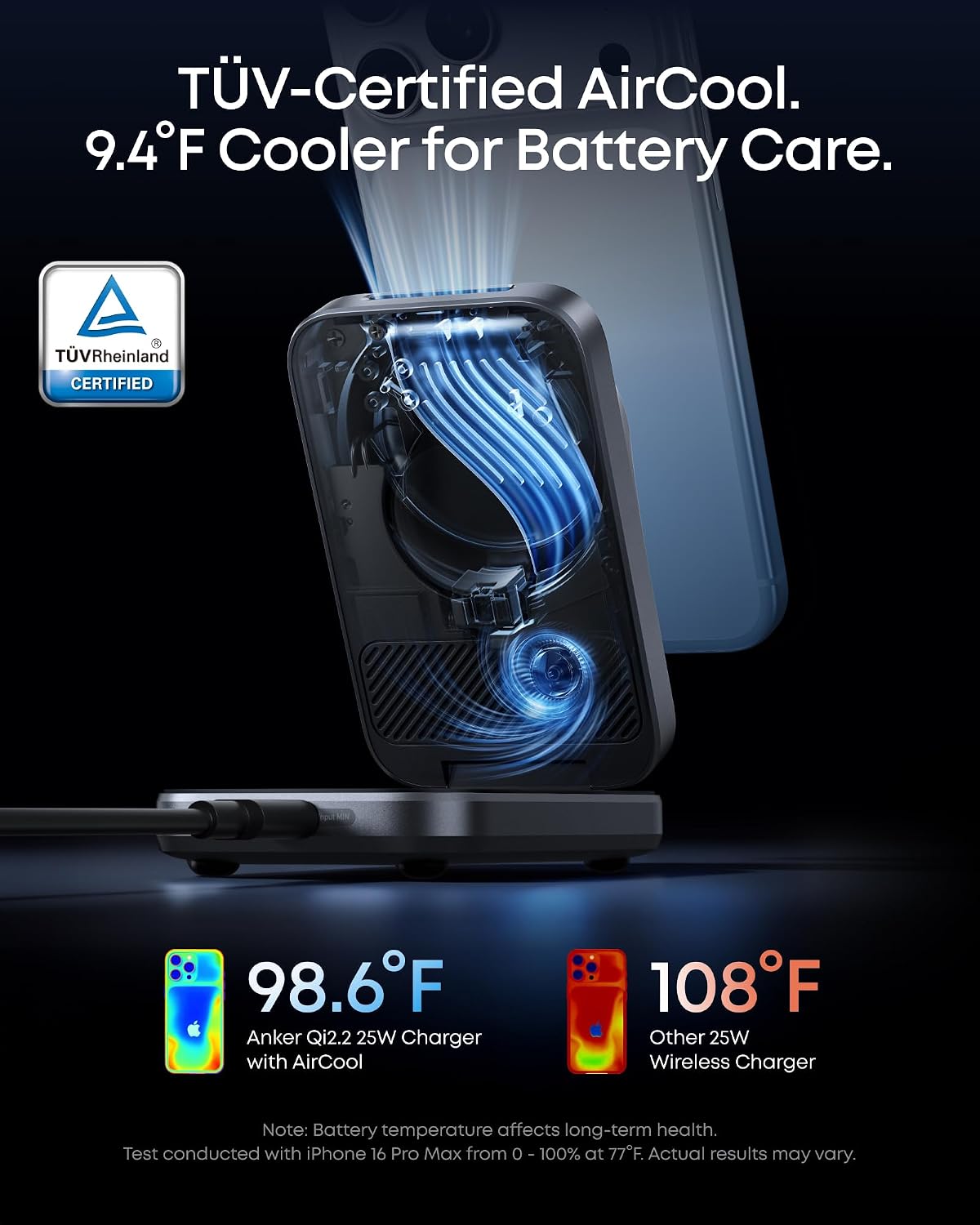 Anker Prime 25W Qi2.2-Certified Palm-Sized 3-in-1 Foldable MagSafe Charger