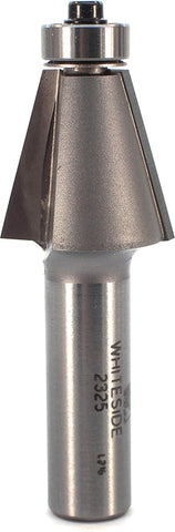Whiteside 2325 Edge Bevel Router Bit: 15 Degree Angle, 1 Inch Cutting Length, 15/16 Inch Cutting Height, 1/2 Inch Shank, 1-1/8 Inch Large Diameter
