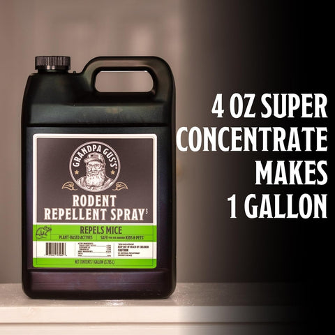 Grandpa Gus's Rodent Repellent Spray Super Concentrate, 4 Fl Oz