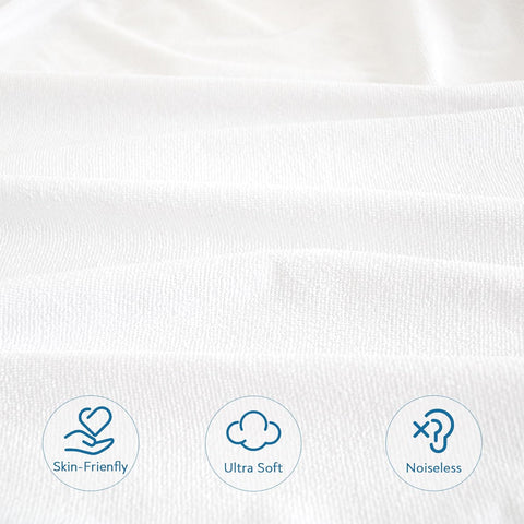 Full Size Mattress Protector Waterproof,Absorbent Fitted Sheet