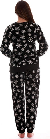 #followme Women’s Jogger Pajama Pants Set Ultra-Soft Velour PJs