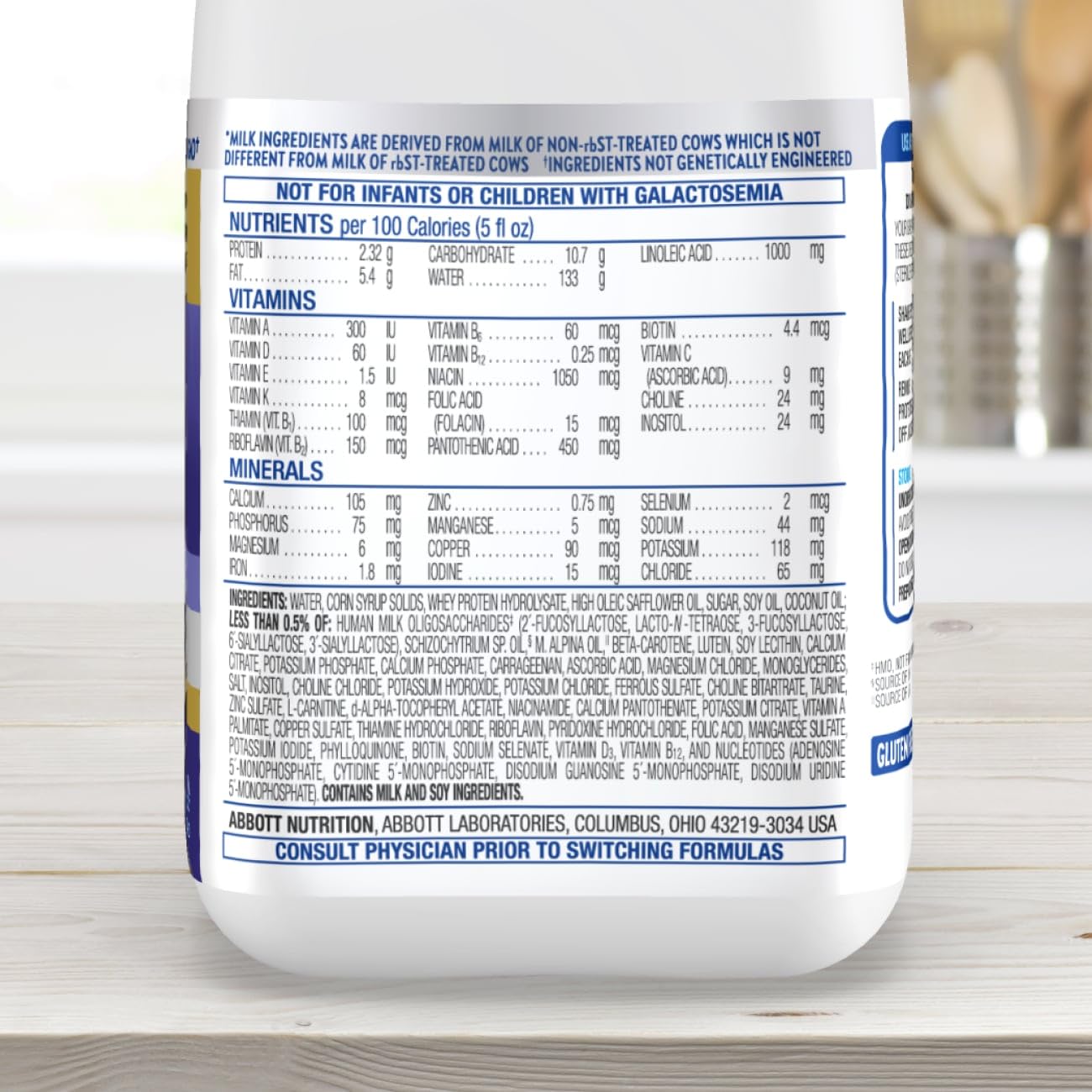 Similac 360 Total Care Gentle Comfort Baby Formula, Easy-to-Digest Formula, Has 5 HMO Prebiotics, Ready-to-Feed Infant Formula, 32-fl-oz Bottle, Pack of 6