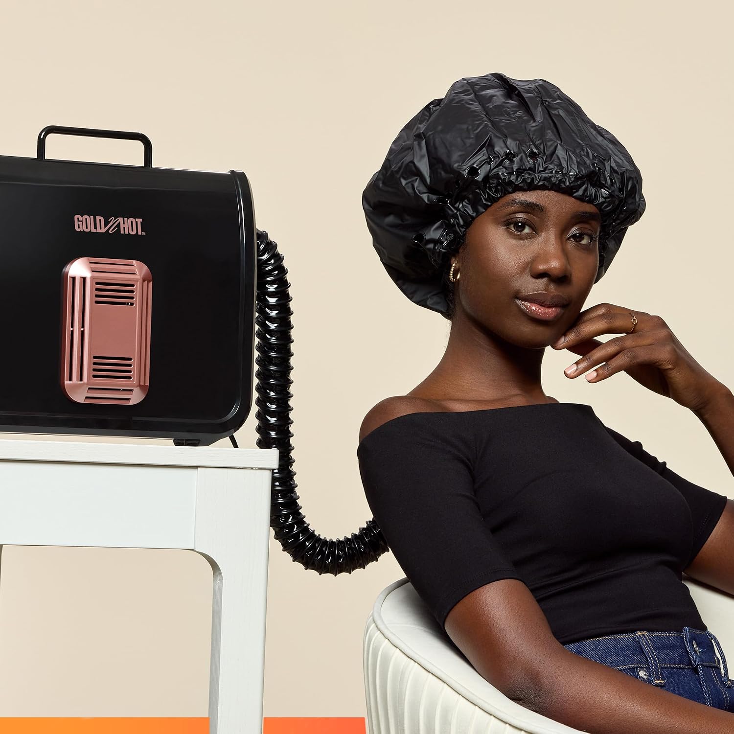 GOLD N HOT Ionic Soft Bonnet Dryer