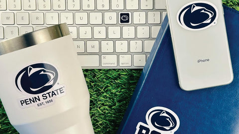 Penn State Stickers & Decals 14 Pc Set, Car & Water Bottle, PSU