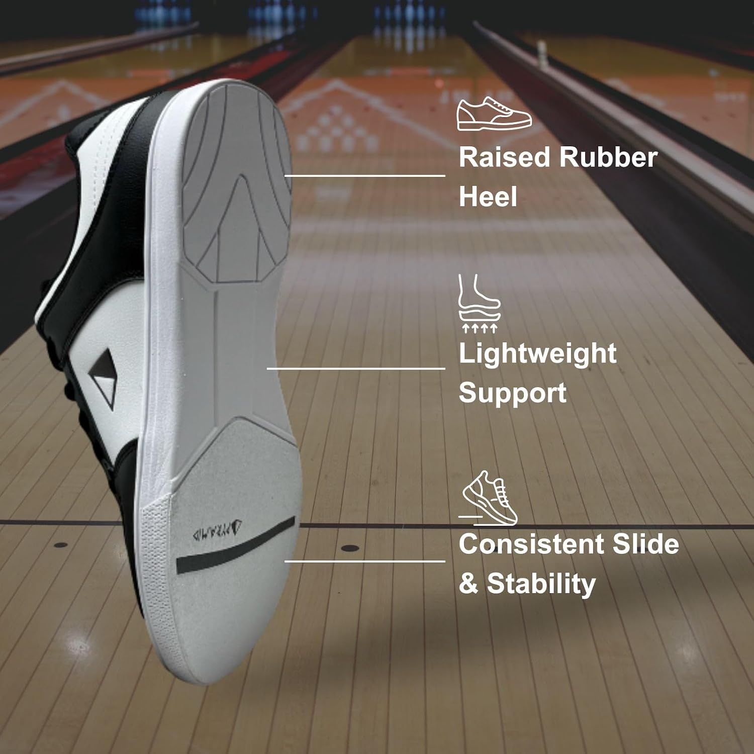 Pyramid Women’s Path Lite Seamless Mesh Bowling Shoes - Lightweight Seamless Design, Athletic Fit, Breathable Knit Upper, Universal Slide Soles