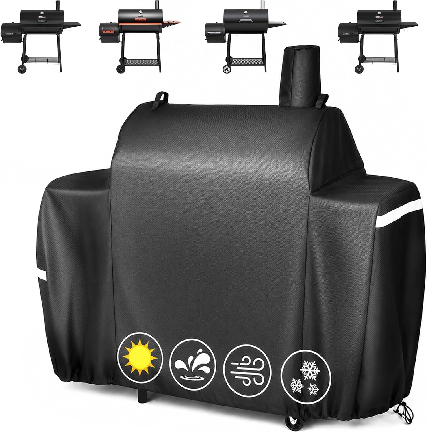 Utheer 600D Grill Cover for Royal Gourmet CC1830S/CC1830W/CC1830M/CC1830SC