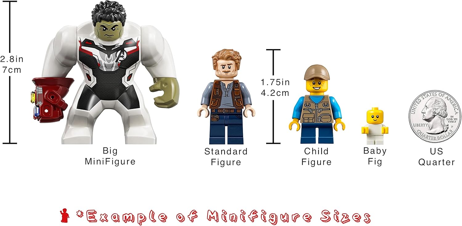 LEGO Super Heroes Avengers Minifigure - Thor with Mjolnir Hammer and Lighting Bolt (2020 Version)