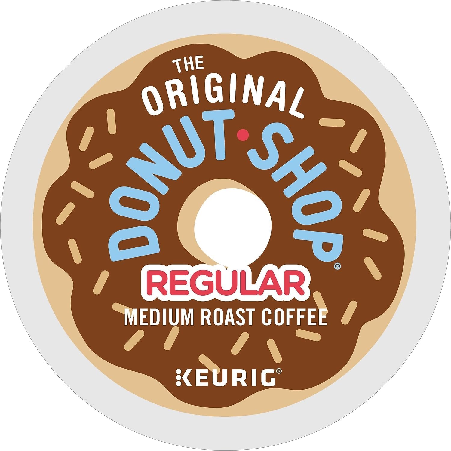 The Original Donut Shop Regular, Single-Serve Keurig K-Cup Pods, Medium Roast Coffee Pods, 96 Count