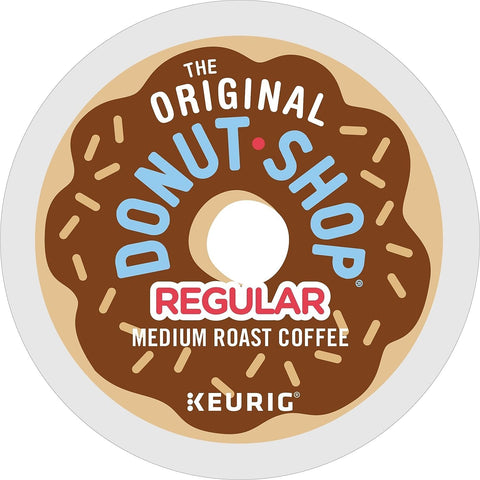 The Original Donut Shop Regular, Single-Serve Keurig K-Cup Pods, Medium Roast Coffee Pods, 96 Count
