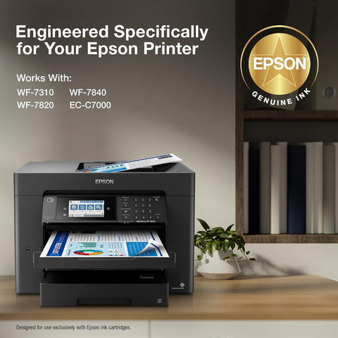 Epson 812 Genuine Ink Cartridge XL Black and Standard Color Combo Pack