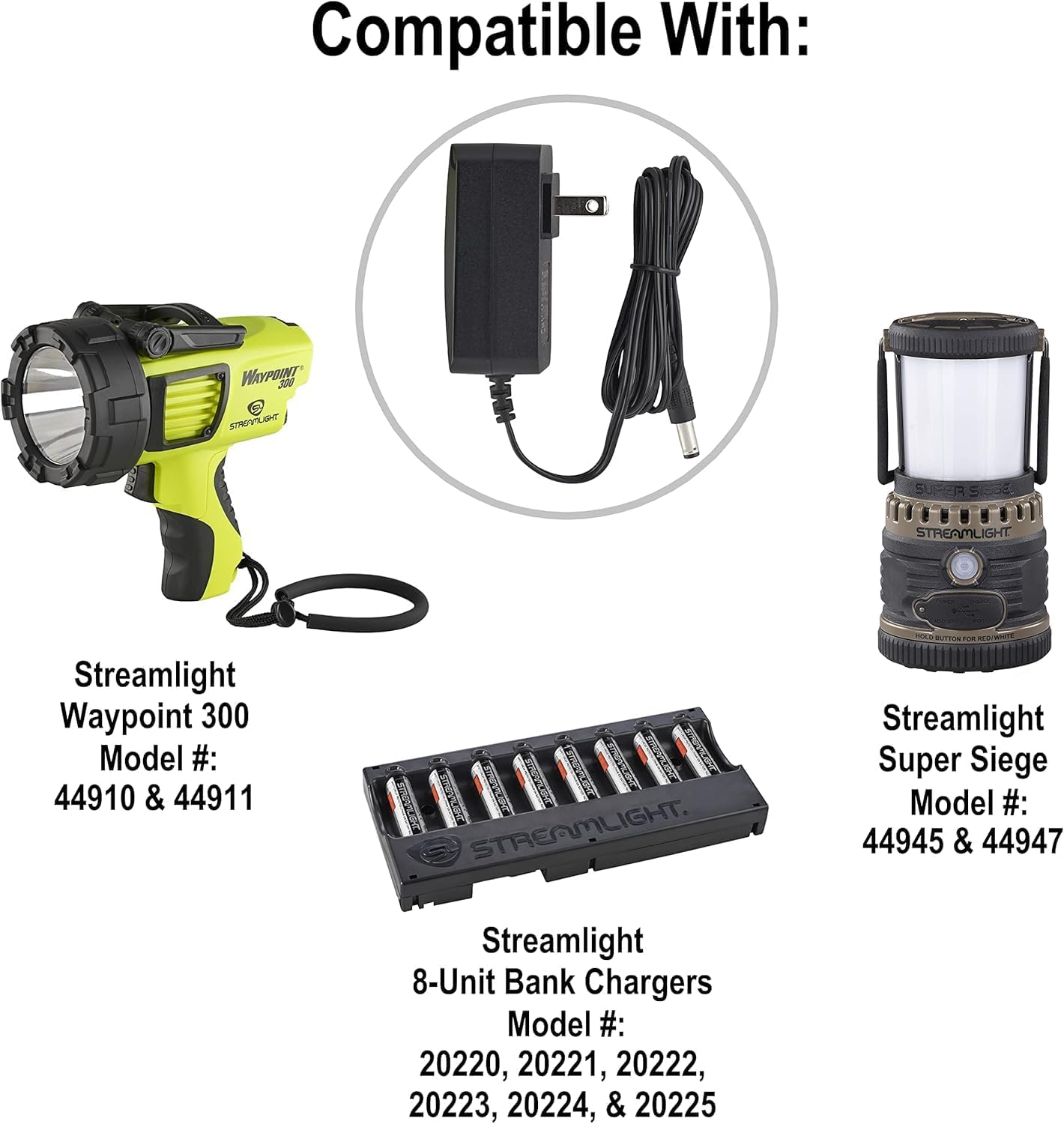 Streamlight 44909 Super Siege Lanterns Lantern, Black