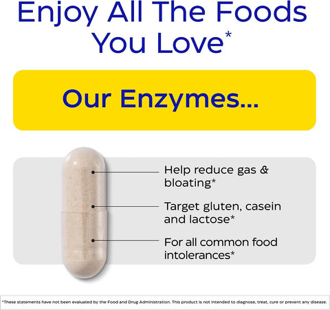 Enzymedica Digest Spectrum - Helps Gas & Bloating - 240 Capsules