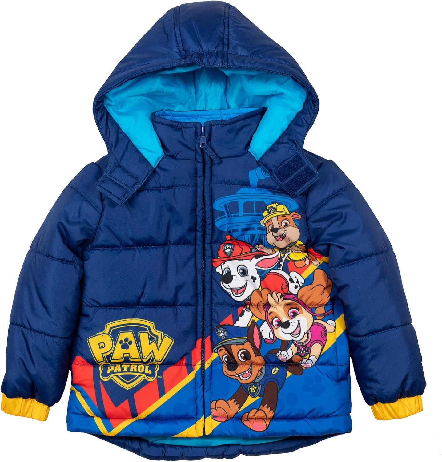 Paw Patrol Boys' Hooded Puffer Jacket Toddler to Big Kid