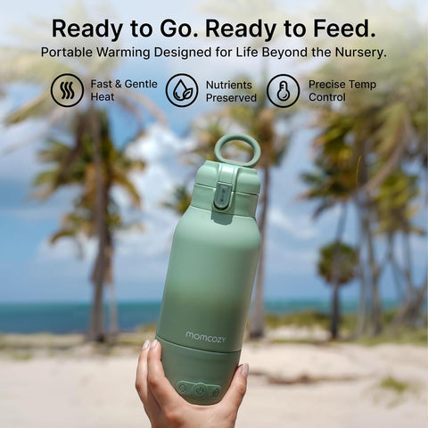 Momcozy Portable Bottle Warmer for Breast Milk, Baby Travel Essentials