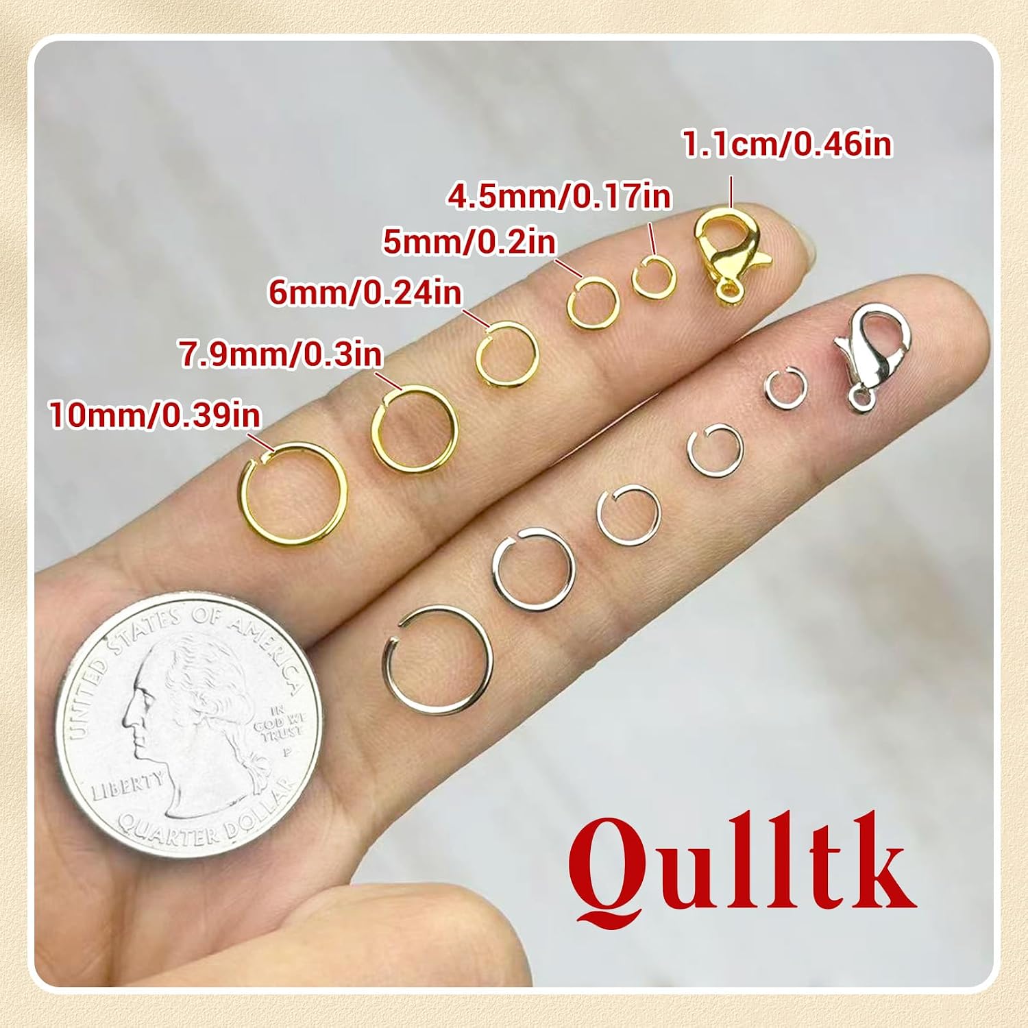 1200Pcs Jump Rings for Jewelry Making Supplies, Jewelry Pliers Set