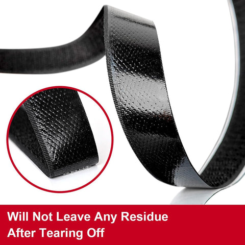1 Inch x 33 Feet Hook and Loop Tape, Nylon Heavy Duty Hook and Loop Tape Strips, Excellent Grip, Non-Adhesive, Interlocking Tape,for Sewing, Crafting,DIY,Wall Adhesive Strips