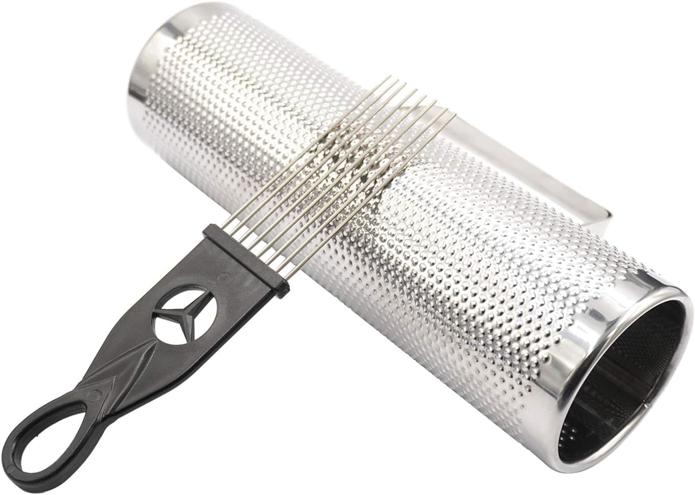 EASTROCK 10" 3" Stainless Steel Guiro Shaker with Scraper for Adult