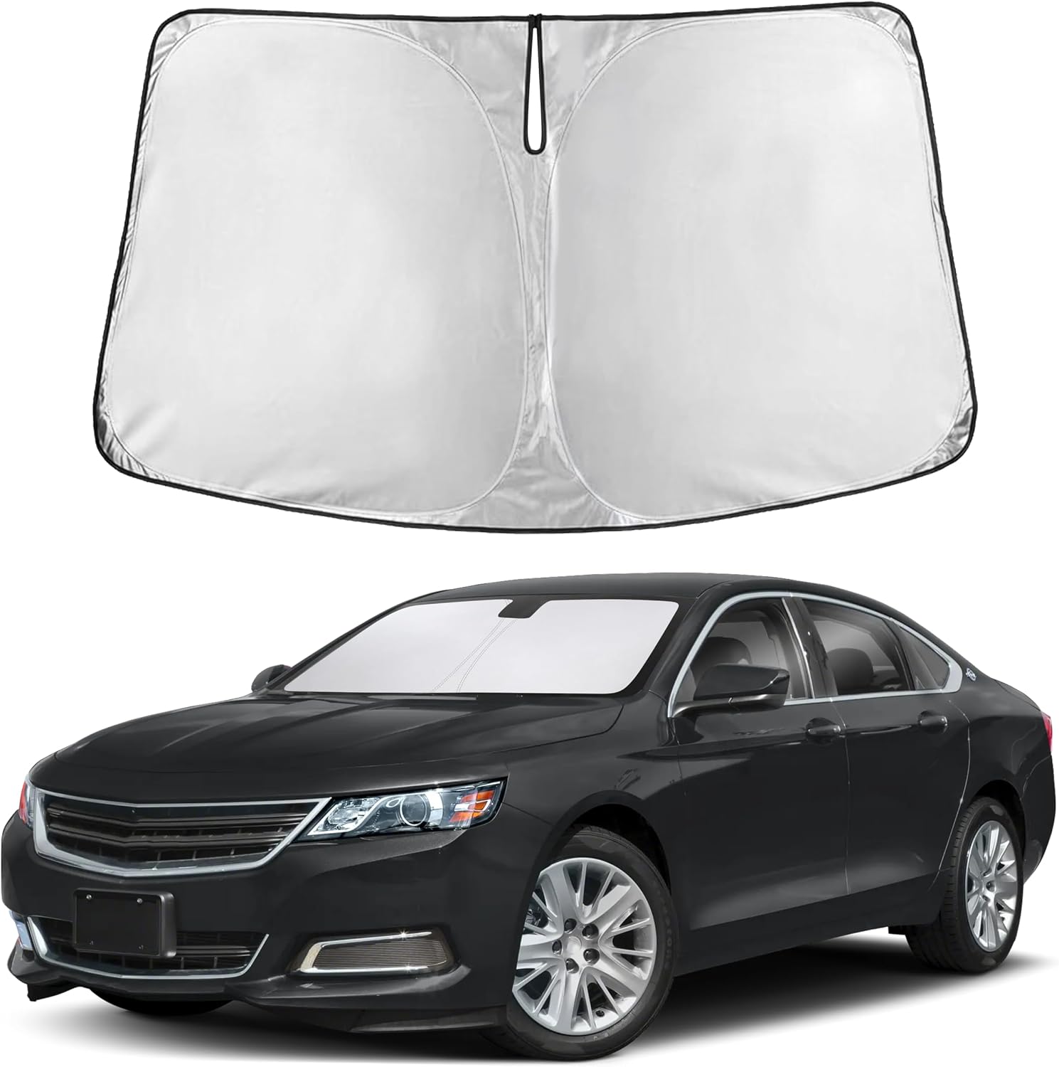 EcoNour Windshield Sunshade Compatible for Chevrolet Impala 2014-2020