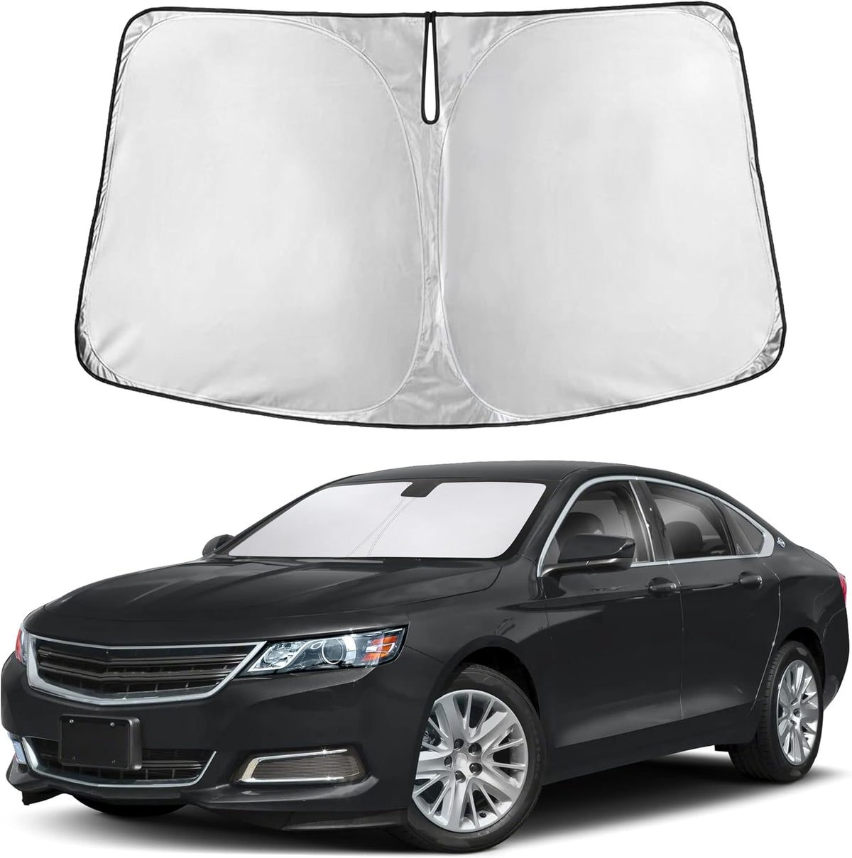 EcoNour Windshield Sunshade Compatible for Chevrolet Impala 2014-2020