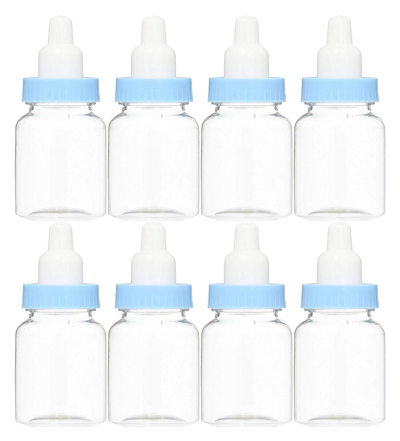 Baby Shower Favor - 36 Pack Pink Mini Milk Bottle Party Favor Gift Bag Boxes 1.5" x 3.5" - Baby Shower Candy Jar.