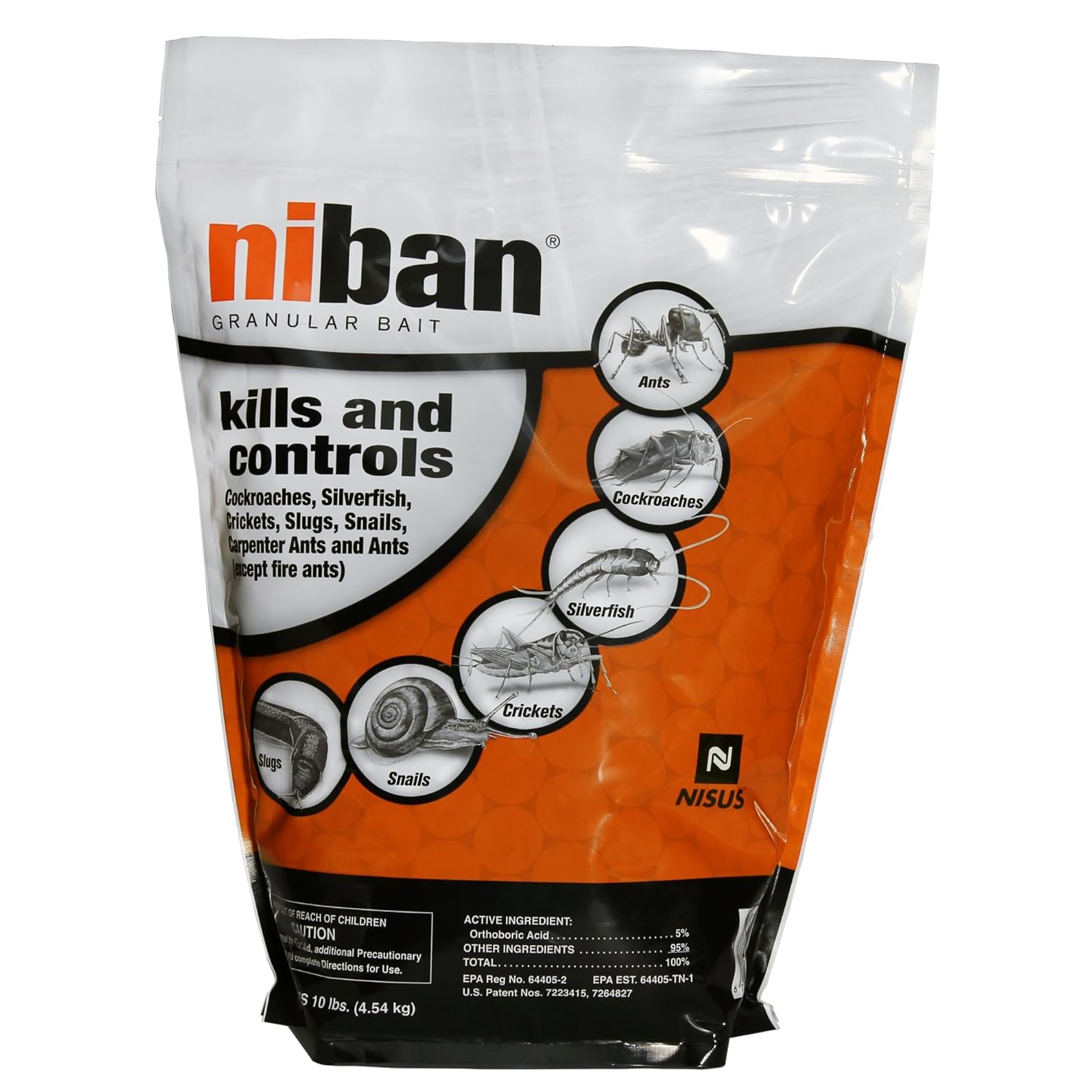 Nisus Niban Granular Bait, Weather-Resistant, 10 lbs