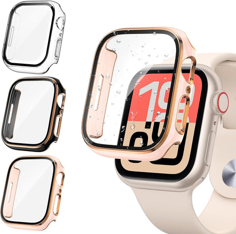 Tensea 3PCS for Apple Watch Screen Protector Case 40mm SE 3/SE 2/SE/6/5/4