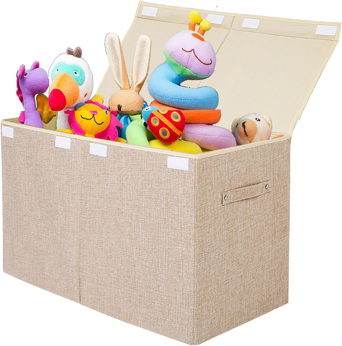 Large Toy Box Chest Storage with Flip-Top Lid, Kids Toy Storage Bin Boxes