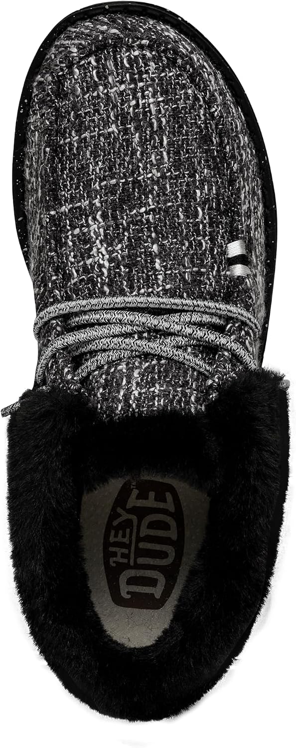 HEYDUDE Women's Wendy Fold Boho | Women's Boots | Women's Pull on Boots | Comfortable & Light-Weight