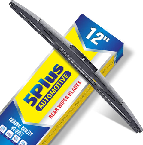 5 PLUS RearQuiet 12 Inch Rear Wiper Blade,OEM Replacement Rear Window Wiper