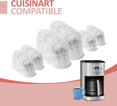 24 Pack Replacement Charcoal Water Filters for All Cuisinart Coffee Machines - Cuisinart Compatible (NOT KEURIG) Filters Fit Both Newer & Older Models Cuisinart Coffee Makers