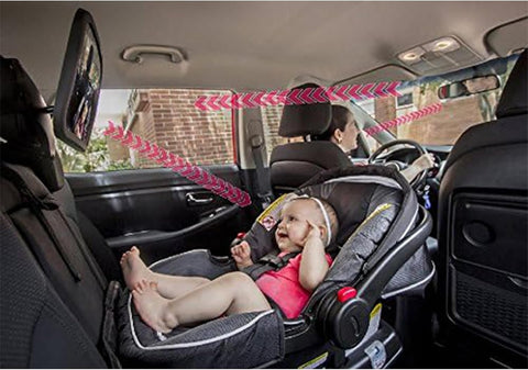 Shynerk Baby Car Mirror, Rear Facing Car Seat Mirror Safety for Infant Newborn, Baby Mirror with Wide Rearview & 360° Rotation, Shatterproof & Easy Assembled Crash Tested