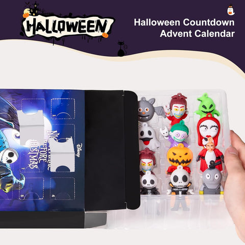 Nightmare Be Christmas Advent Calendar,Halloween Advent Calendar 2026,with 24 Collectible for Kids Adult Boys Girls,Halloween Calendar Countdown Box Halloween Gifts