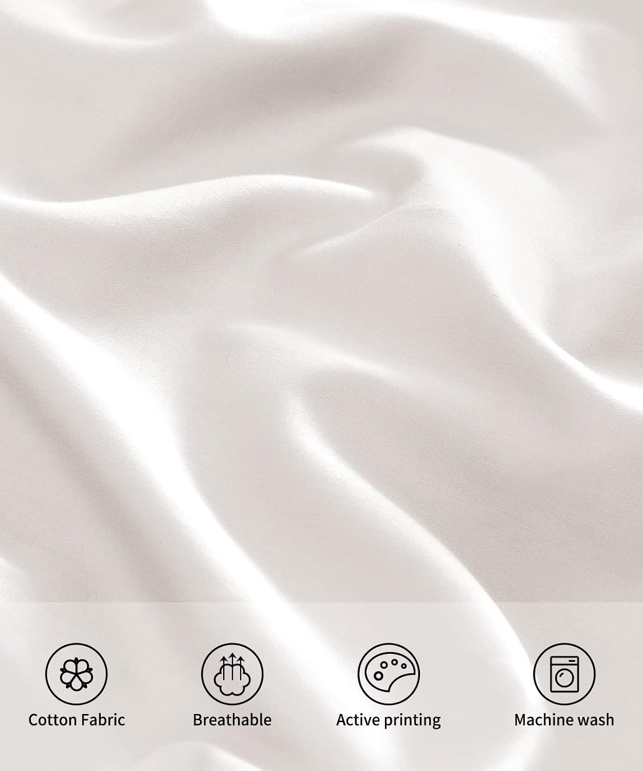 Warmstar Cotton Pillow Cases Standard Size Set of 2,White