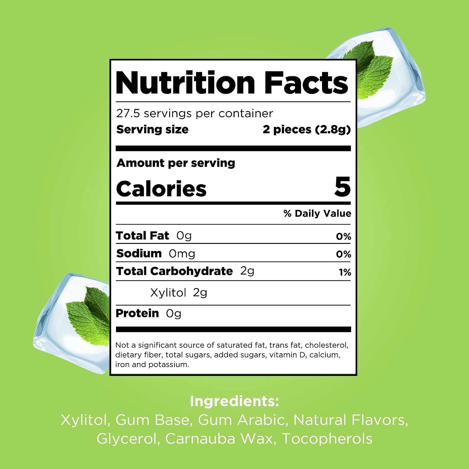 PUR Gum, Coolmint, Xylitol Gum, No Artificial flavour, 165 Count (3x55)